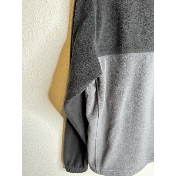 Columbia Men’s M Gray Full-Zip Fleece Jacket Outdoor Hiking Camping Layering - Picture 7 of 16